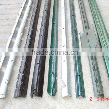 super quality best price PVC coated fence post,galvanized T post (manufacturer)