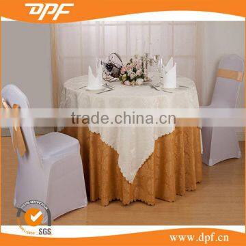 Polyester jacquard hotel table cloth