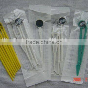 Disposable dental mirror with CE,TUV