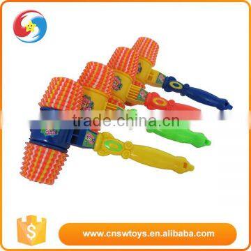 Plastic funny baby small ring hammer toy with sound