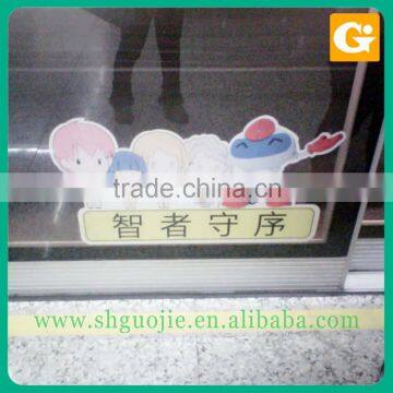 Vinyl stickers transparent pvc banner