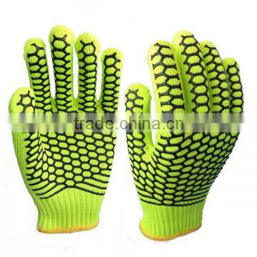 PVC Dots Hand Protection Safety Work Gloves for Industial