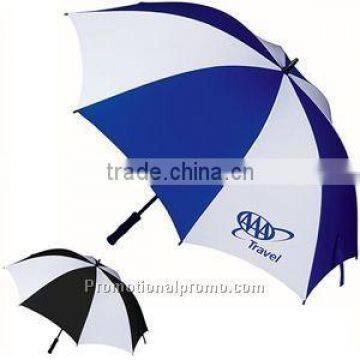 Golf umbrella with wind proof frame