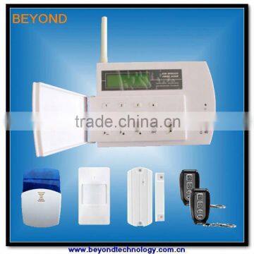 LCD gsm home security alarm system