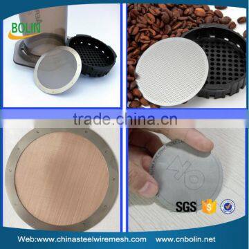 Stainless steel aeropress filter disk