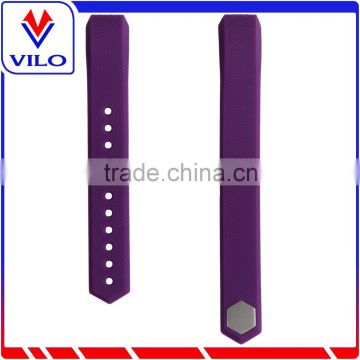 2016 China Manufacturer Cheap Customized Silicone Rubber Watch Band For Fitbit Alta, For Fitbit Alta Band