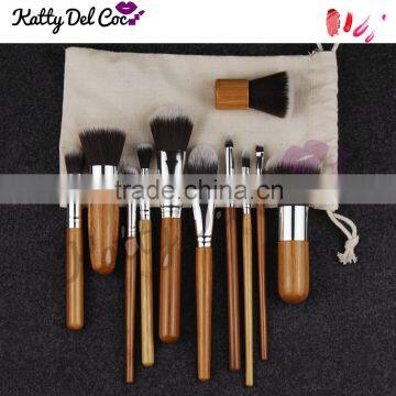 11pcs wholesale custom logo makeup brushes