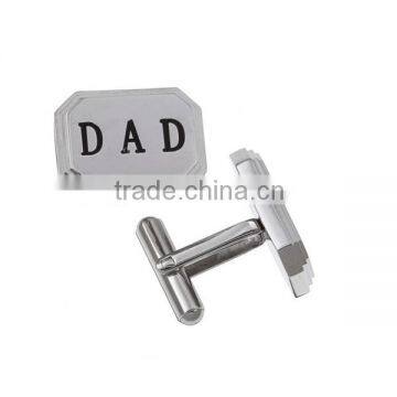 Wholesale High Quality Stainless Steel DAD Cufflinks Men's Fashion Cuff Link