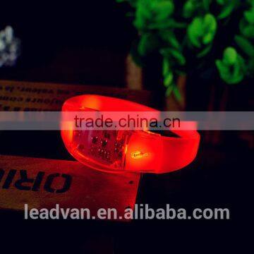 Large Events Massive Dance Festivals Custom Sound Activated Glow Flashing Led Bracelet Wristband