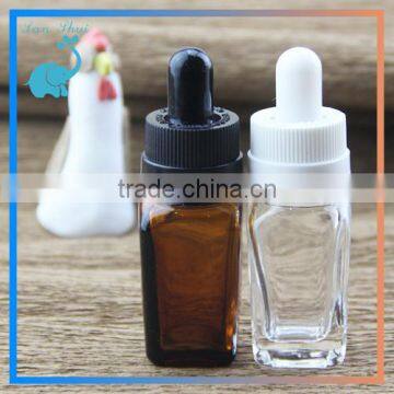 15ml glass bottles with childproof tamper evident dropper caps dropper caps