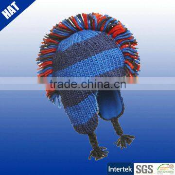 100% acrylic knitted carnival hat