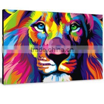 Framed and Stretched Realistic Animal Canvas Painting For Bedroom Decor DWYS01