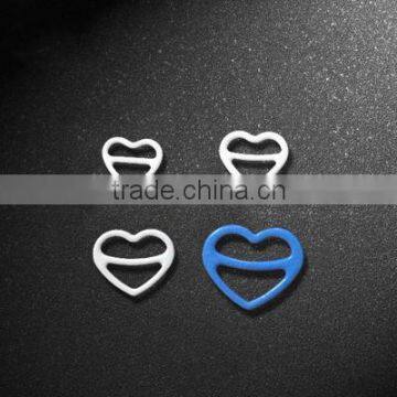 nylon coated bra slider special size heart shape bra ring and slider