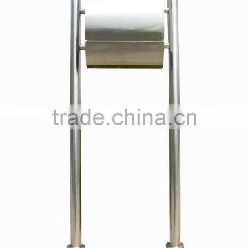 Stainless steel free standing mailbox,Water proof lockable mailbox