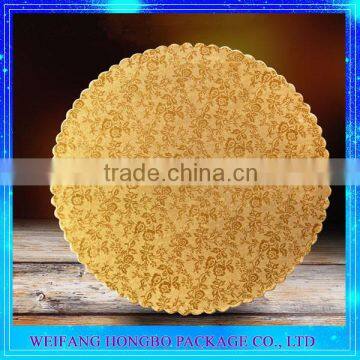 Food Grade Paper Round Rose Gold Cake Base Tools From China Factory With Good Price photo-5