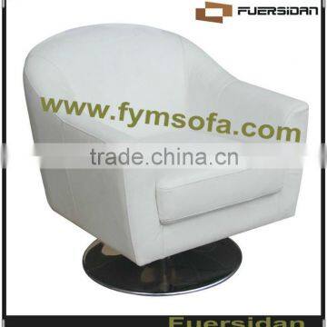 Furniture Thailand Hot Sales Modern Armchair White Leather Sofa for Salon Quality Choice photo-2