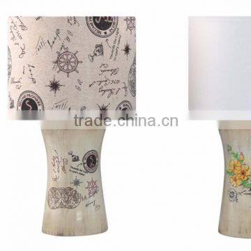 flower ceramic table lamp