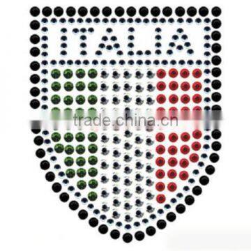 Factory Direct Iron on Rhinestone Hot Fix Motif Appliques Iron on Rhinestone Transfers