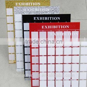 Nail Tips Display Board with black , white and red color