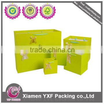 Peak green printing gift paper bag