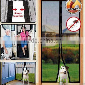 Automatic Close Magic Mesh Screen Door