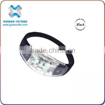 Voice Activated Noise Flashing Bracelet,silicon Led Bracelet photo-6
