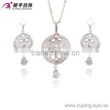 2016 New Fashion Jewelry Set Rhodium Color Jewelry for Women Charms