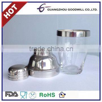 Glass Mini Promotional Bar Wine 180ml Cocktail Shaker photo-2