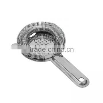 Bar Collection Stainless Steel Bar Strainer Cocktail Ice Strainer