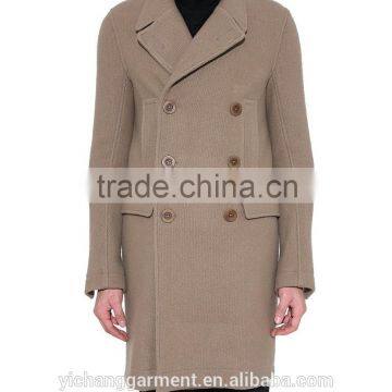 mens double-breasted wool coat