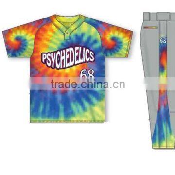 Sublimated Baseball Jersey+Pants, customize your designs, logos, color, sizes