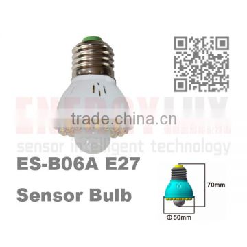 ES-B06A E27 sensor bulb pir sensor led bulb