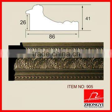 PS decorative construction moulding/ornamental mouldings for decorations