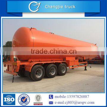 High performance customized for export 58.5m3 tri-axle lpg gas dispenser trailer