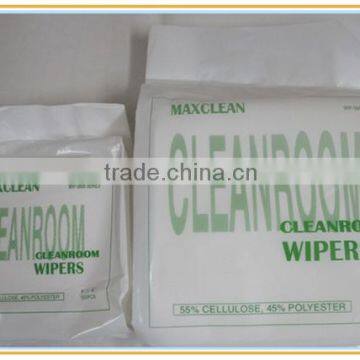 Blue/White Cleanroom Cleaning Microfiber Wipers photo-6