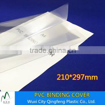 Colorful a3 a4 Thermal Book Binding Cover Sheets Transparent PVC Sheet