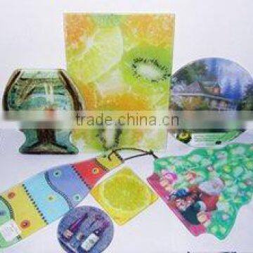 flower pattern tempered glass cutting board