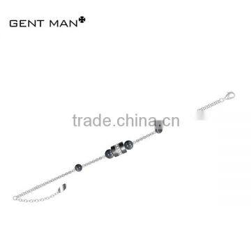 Fashion Stainless Steel Jewelry, Black Ceramic & Stainless Steel Bracelet for women, jewelry manufacturer china