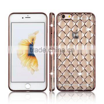 C&T Luxury Bling Rhinestone Frame Slim Clear TPU bumper case for Apple Iphone 6s                        
                                                Quality Choice