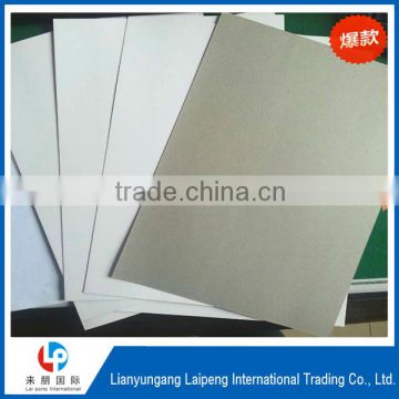 Best Sale 2016 super quality coated recycled duplex board grey back