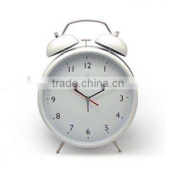 METAL TWIN BELL CLOCK