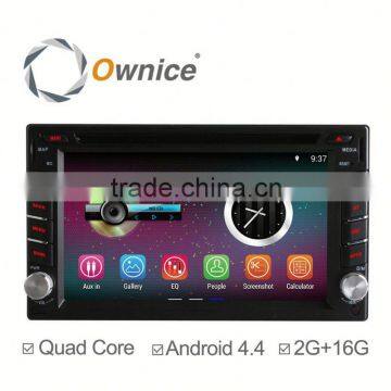 Quad core Android 4.4 up to android 5.1 car radio for 2din univresal with Wifi FM 2G+16G