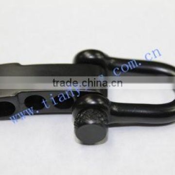 stainless steel matte black adjustable shackle