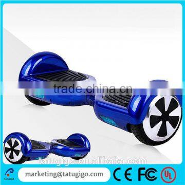 Oversea warehouse stocks full standard 6.5 inch 2 wheel hoverboard with bluetooth speaker and Samsung battery