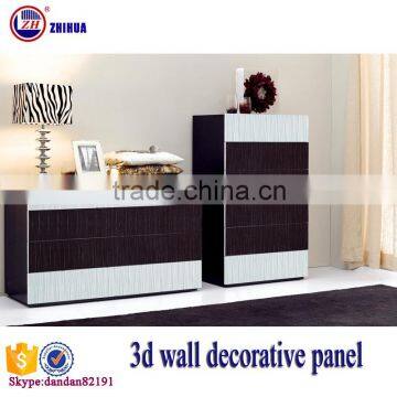 Eco-friendly 3d effect wood decorative wall panel for interior wall and ceiling decoration fireproof plywood for partition board