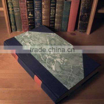 High grade history leather cover print hardcover book