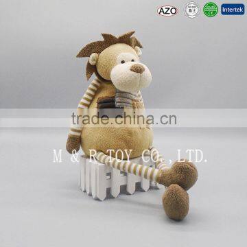 High Quality Grey Lovely Plush Monkey Toys for Birthday Gifts photo-3