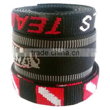 Alibaba China Wholesale jacquard webbing polyester webbing tape