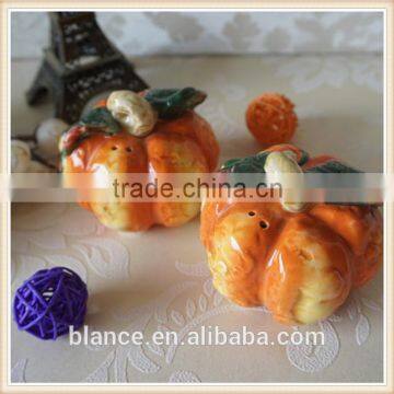 ceramic pumpkin salt and pepper shaker