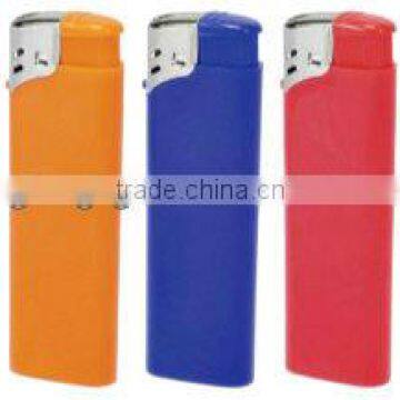 cheap rechargable piezo butane lighter with sticker picture